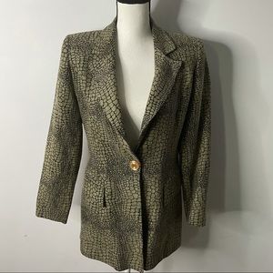 Brigade Speciale Paris Women’s Animal Print Blazer